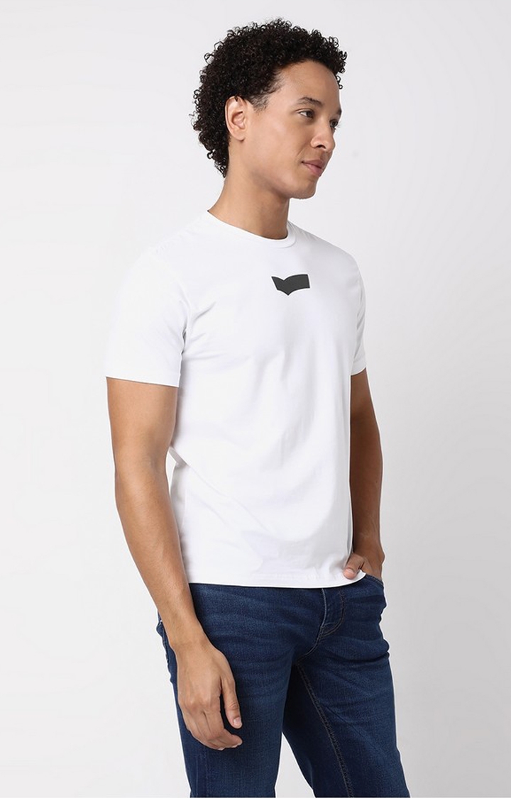 Boxy Fit Short Sleeve Crew Neck Brand Carrier Cotton Lycra T-Shirt