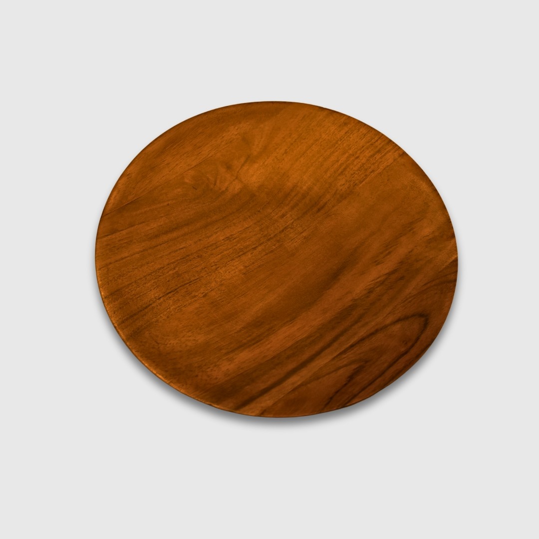 MUJI | ACACIA PLATE ROUND 3