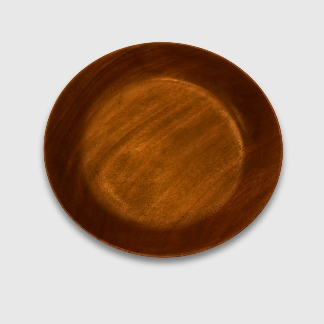 ACACIA PLATE DEEP ROUND 2