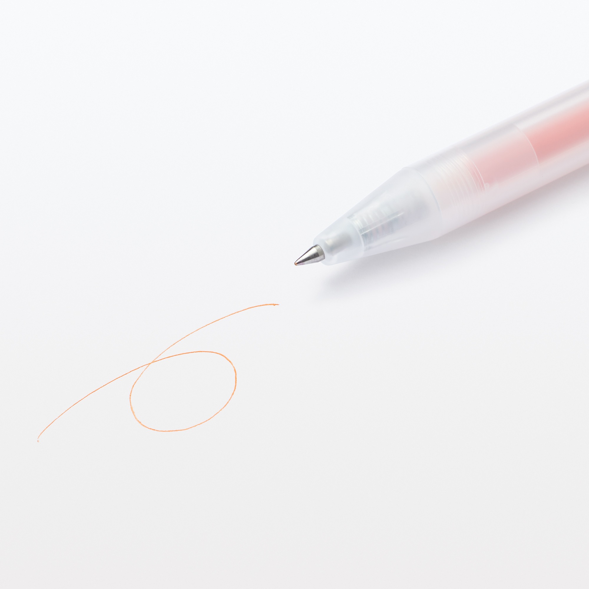 Smooth gel ink Ballpoint pen Knock type