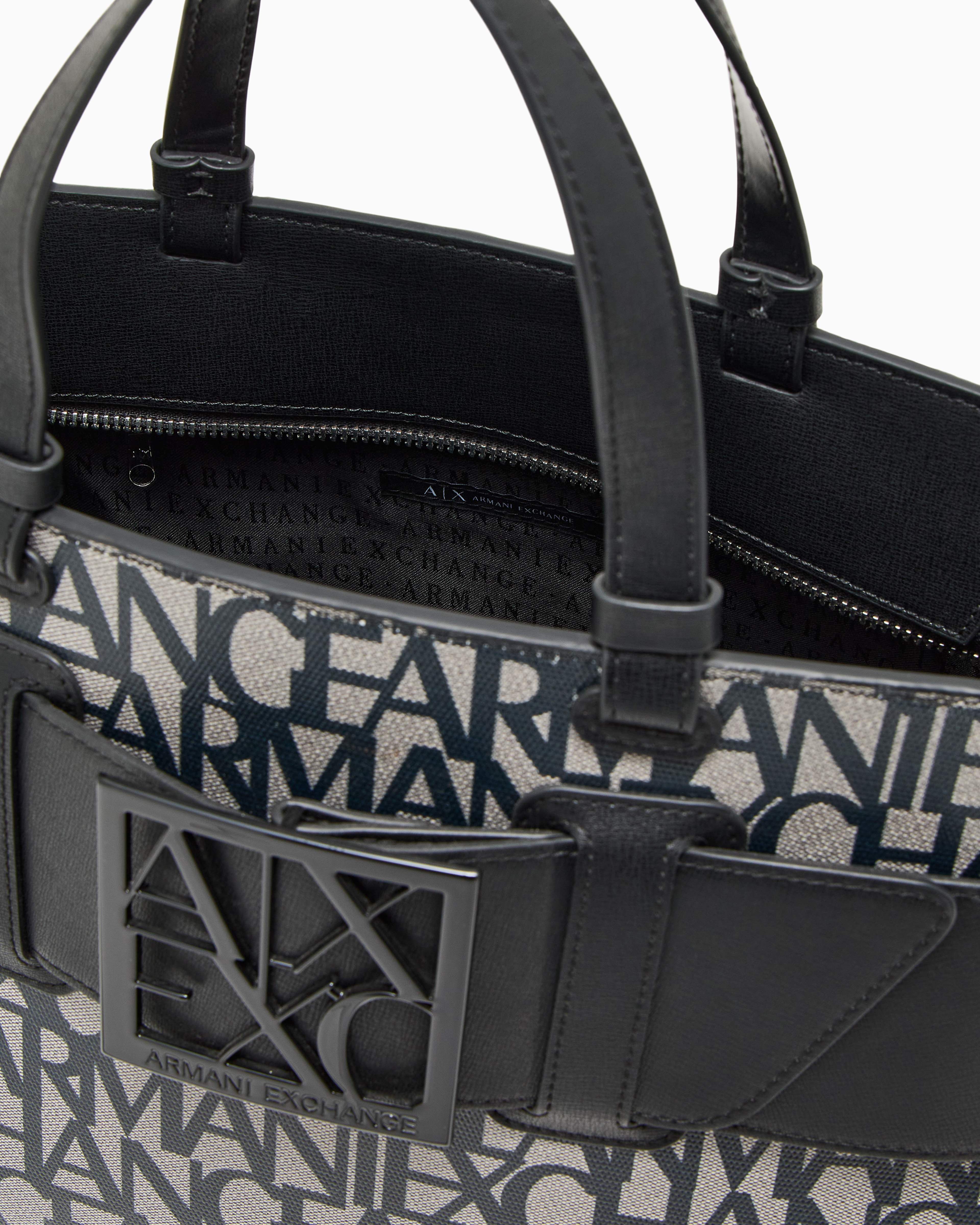 Susy All-Over Logo Print Shopping Bag