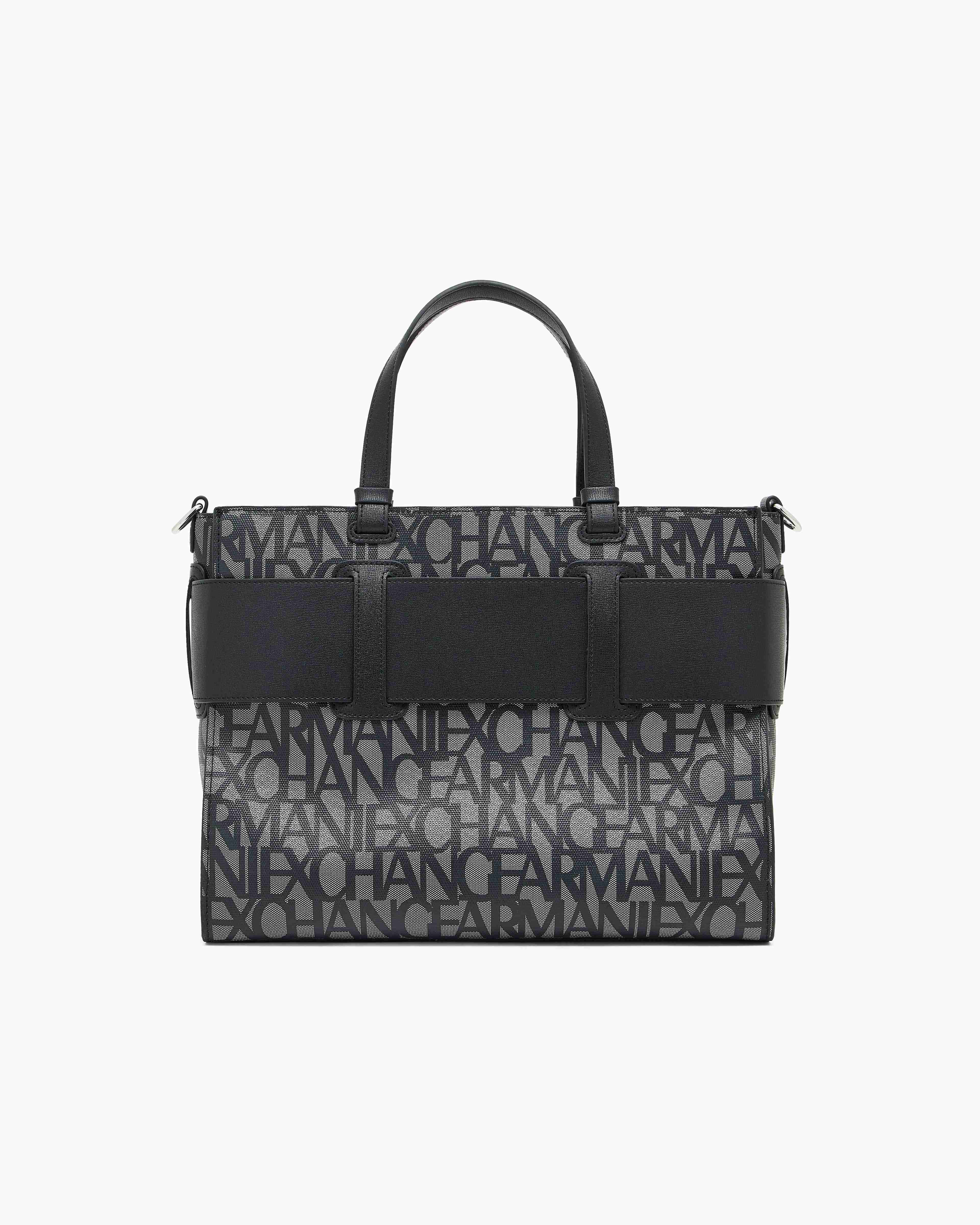 Susy All-Over Logo Print Shopping Bag