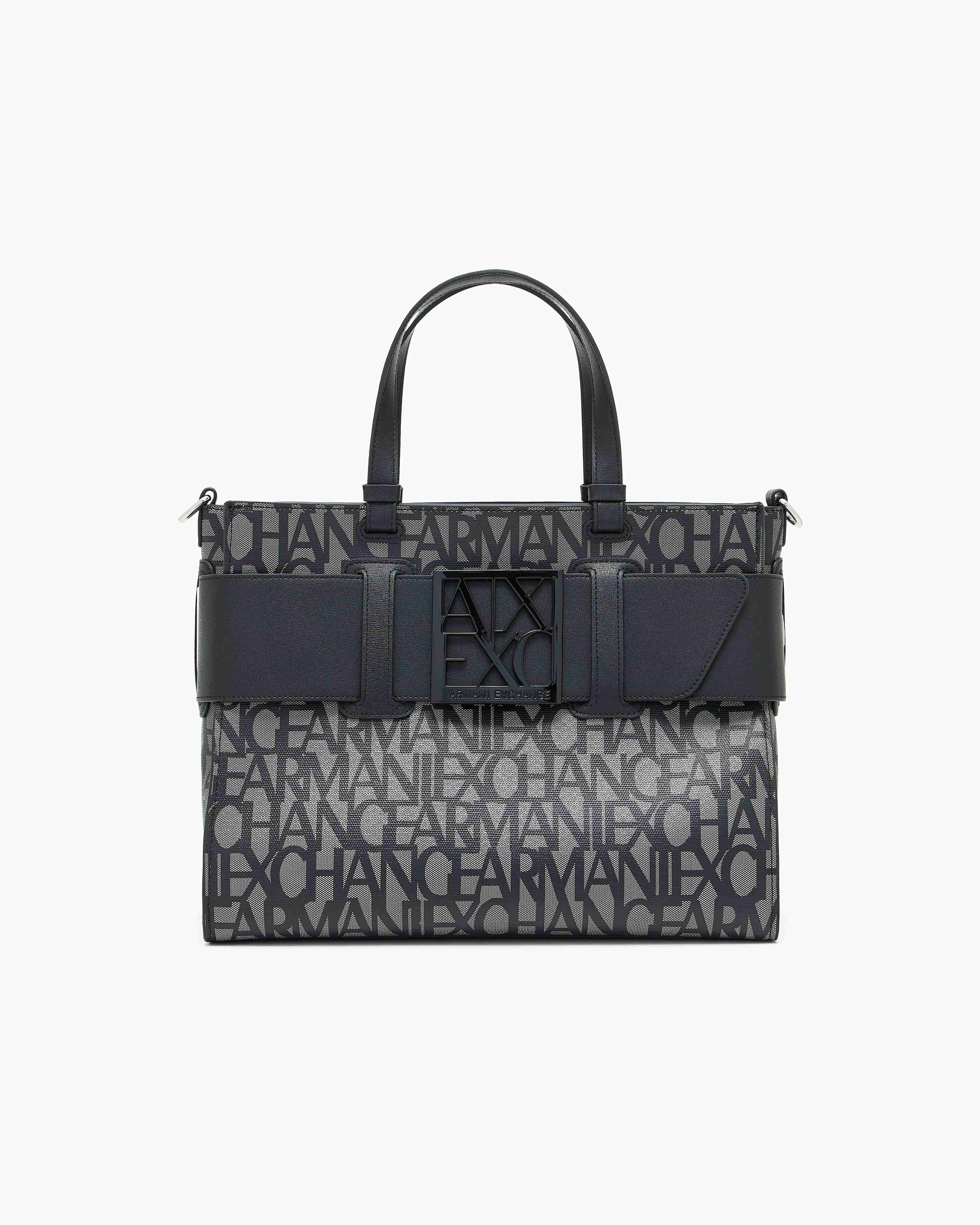 Susy All-Over Logo Print Shopping Bag