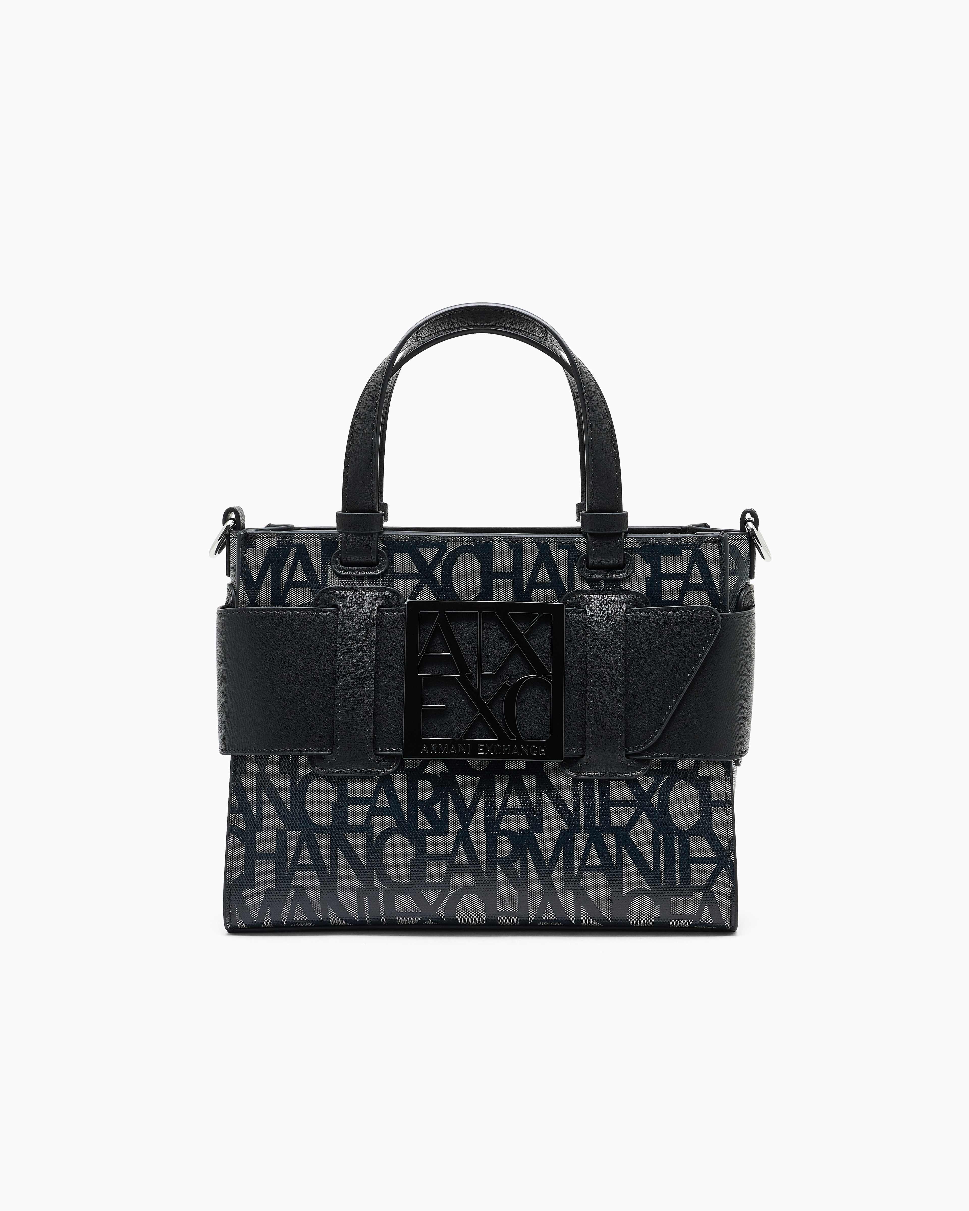 Susy All-Over Logo Print Shopping Bag