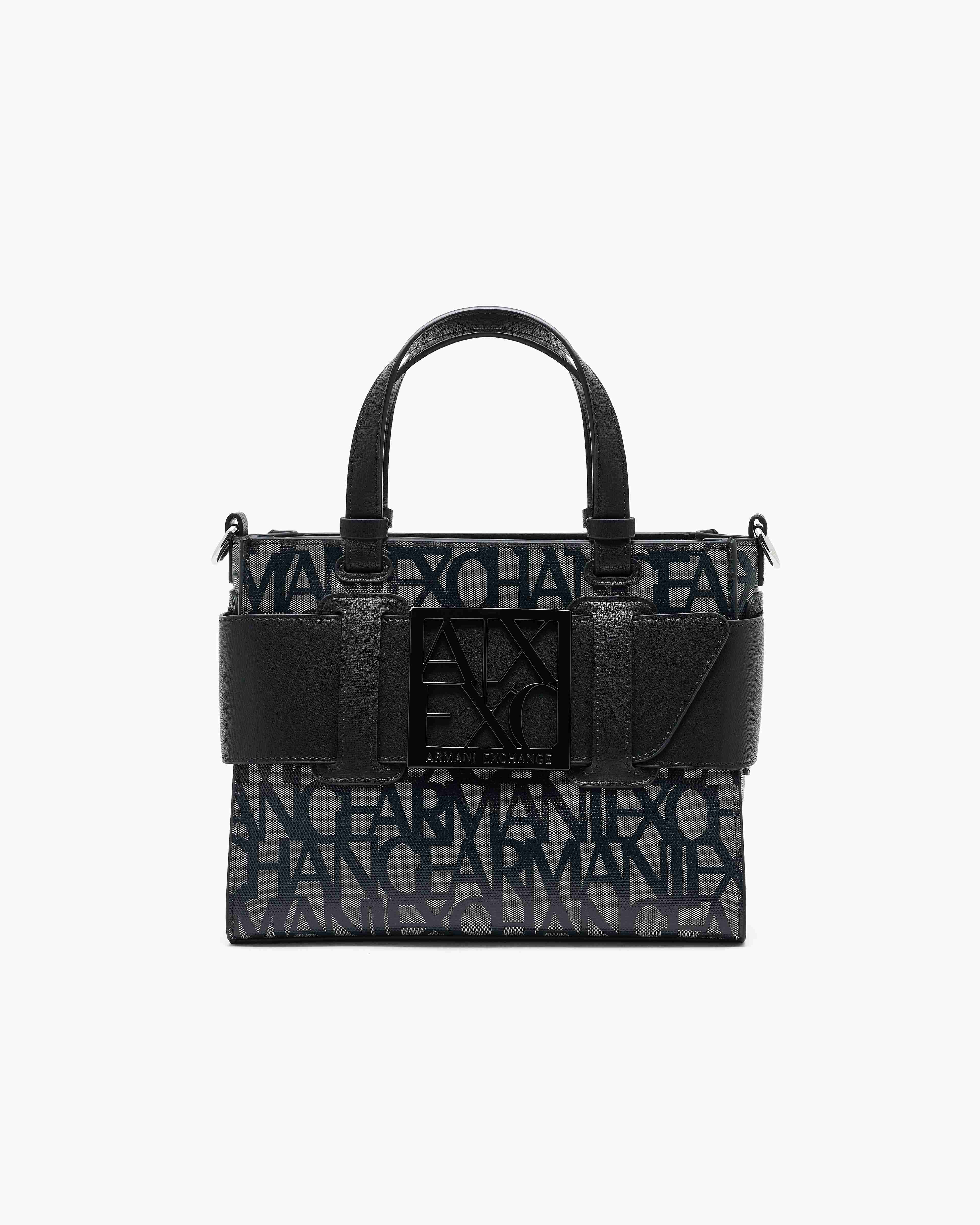 Susy All-Over Logo Print Shopping Bag
