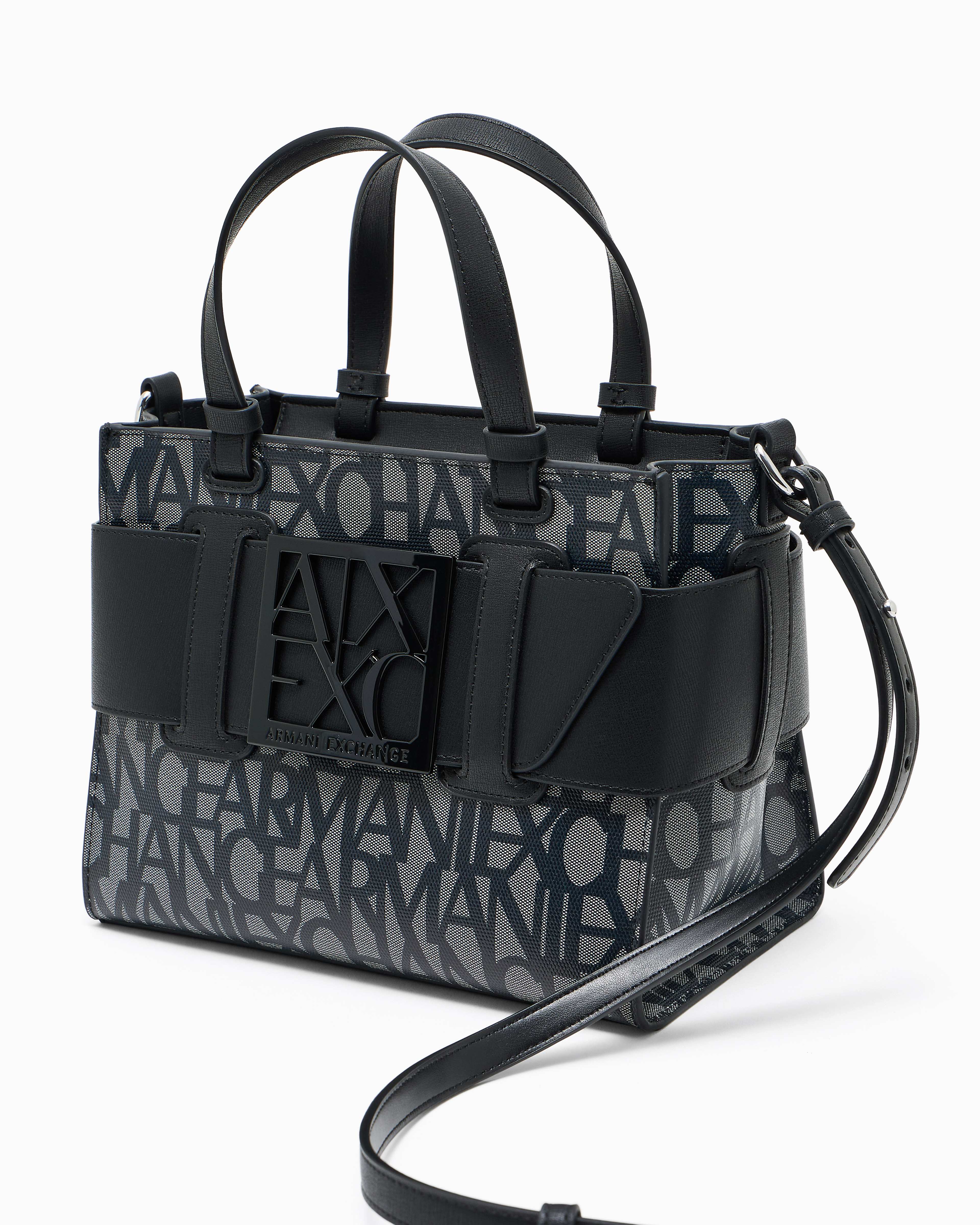 Susy All-Over Logo Print Shopping Bag