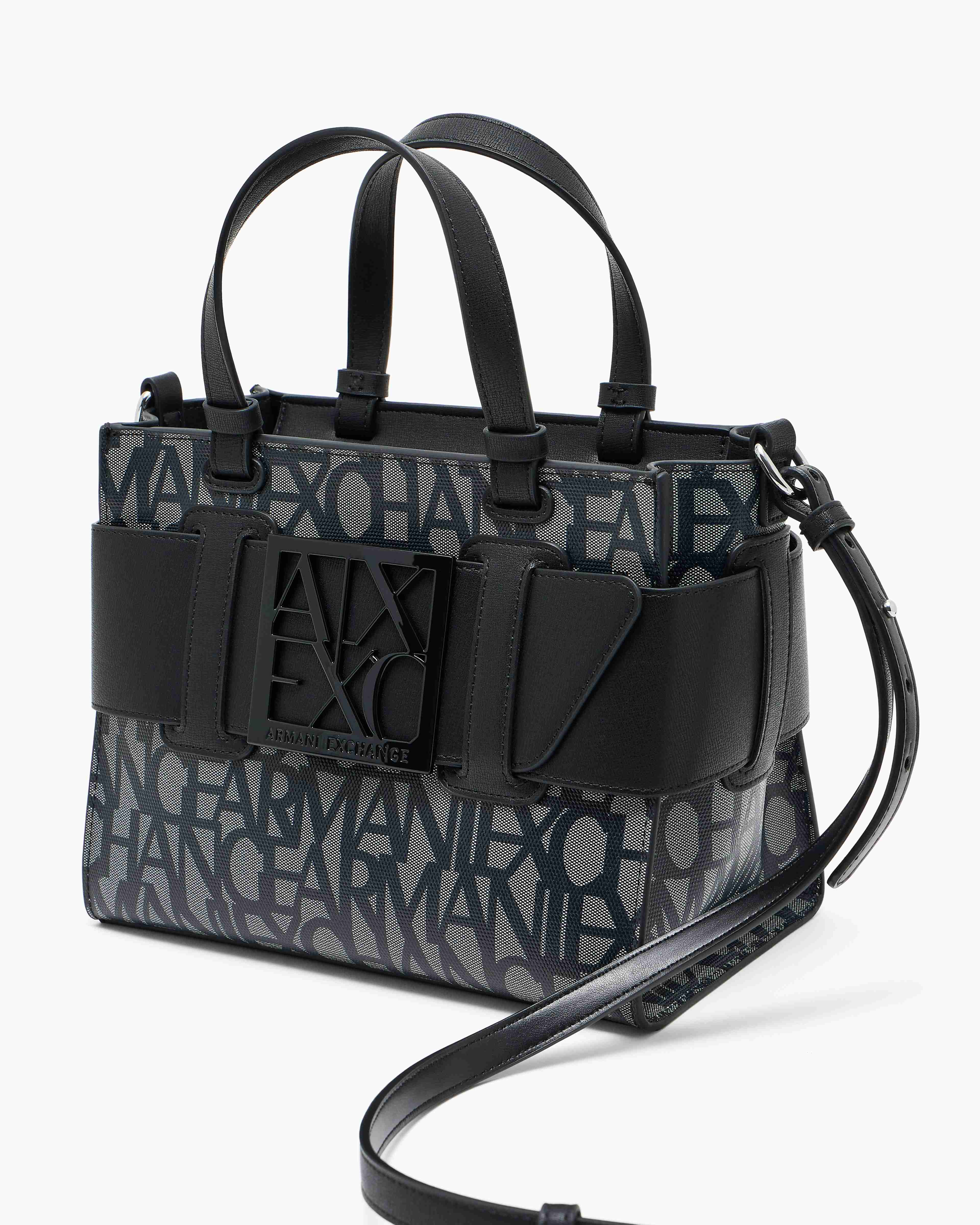 Susy All-Over Logo Print Shopping Bag