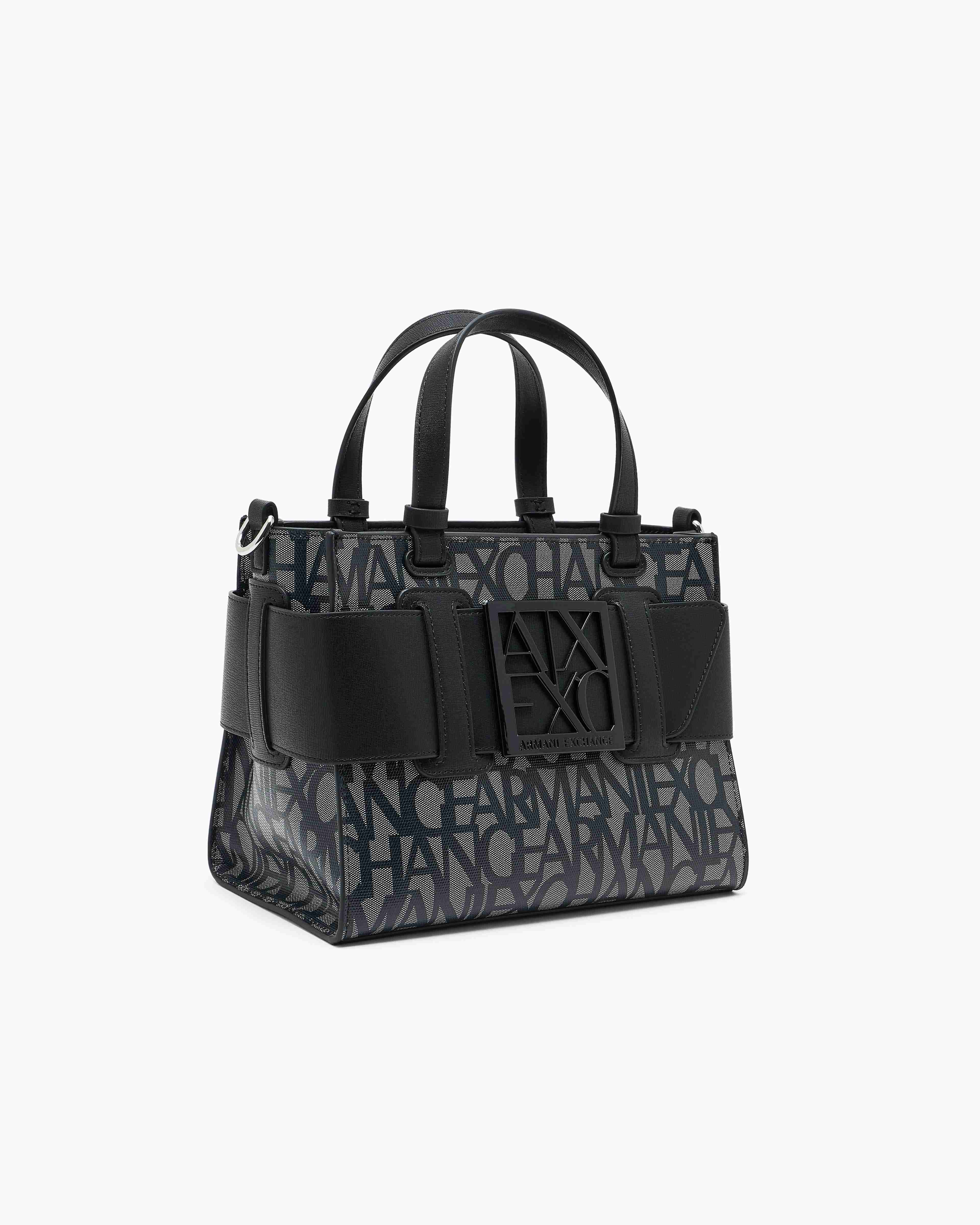 Susy All-Over Logo Print Shopping Bag