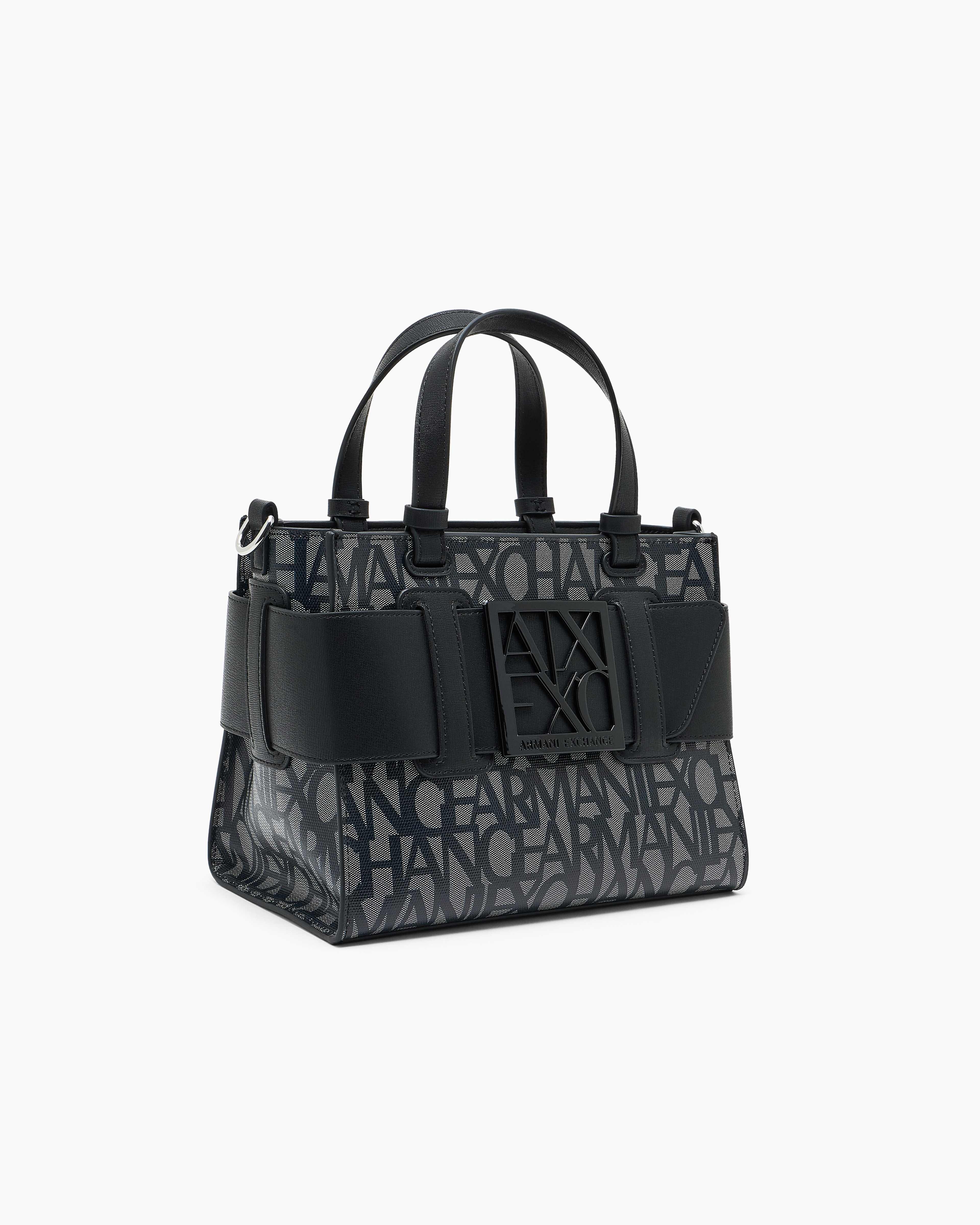 Susy All-Over Logo Print Shopping Bag