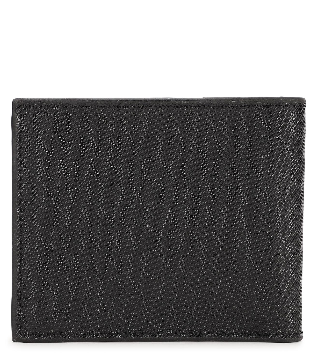 ARMANI EXCHANGE: leather wallet with all over logo - Black | Armani  Exchange wallet 958098 CC349 online at GIGLIO.COM