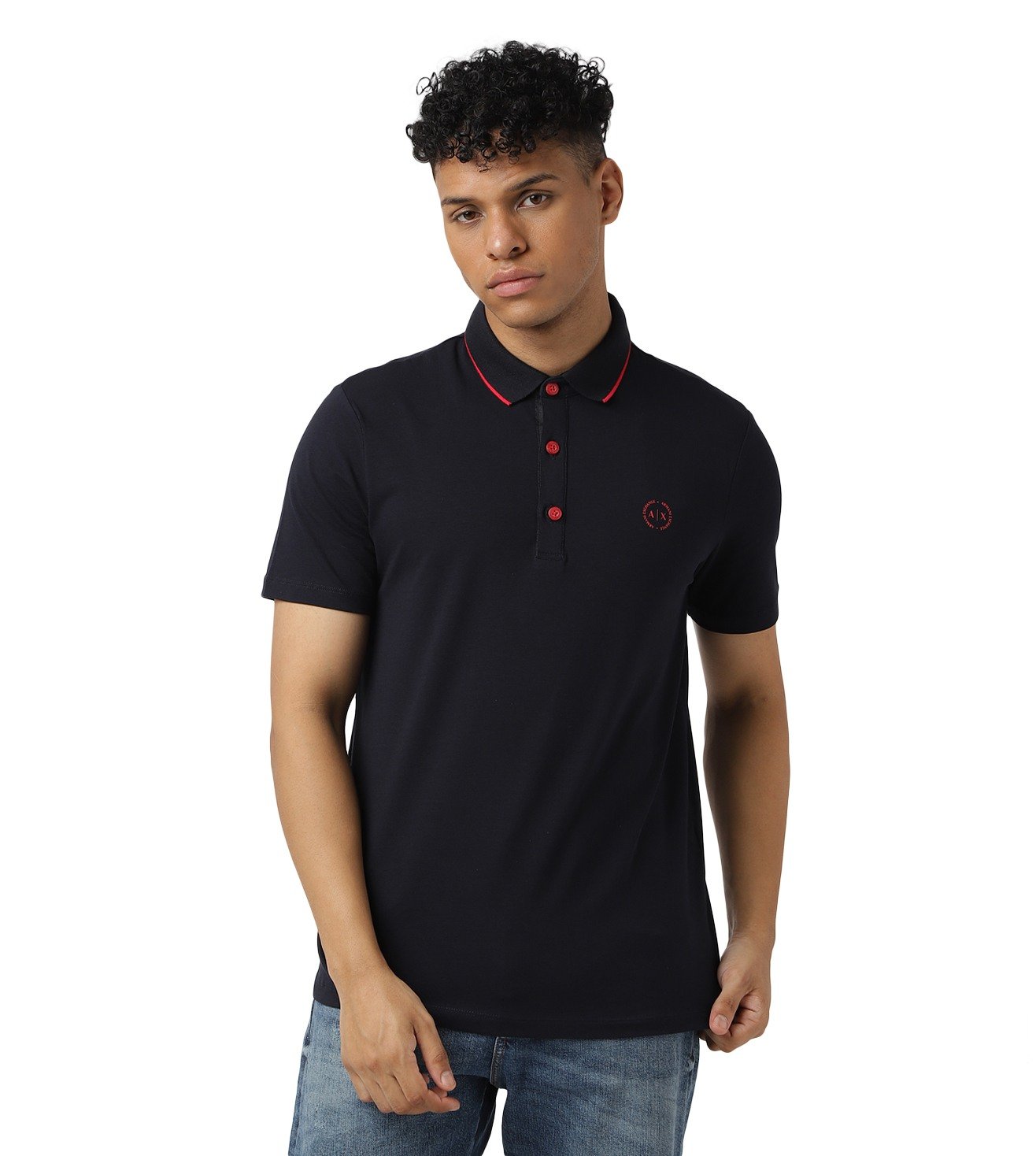 Armani slim fit cheap polo