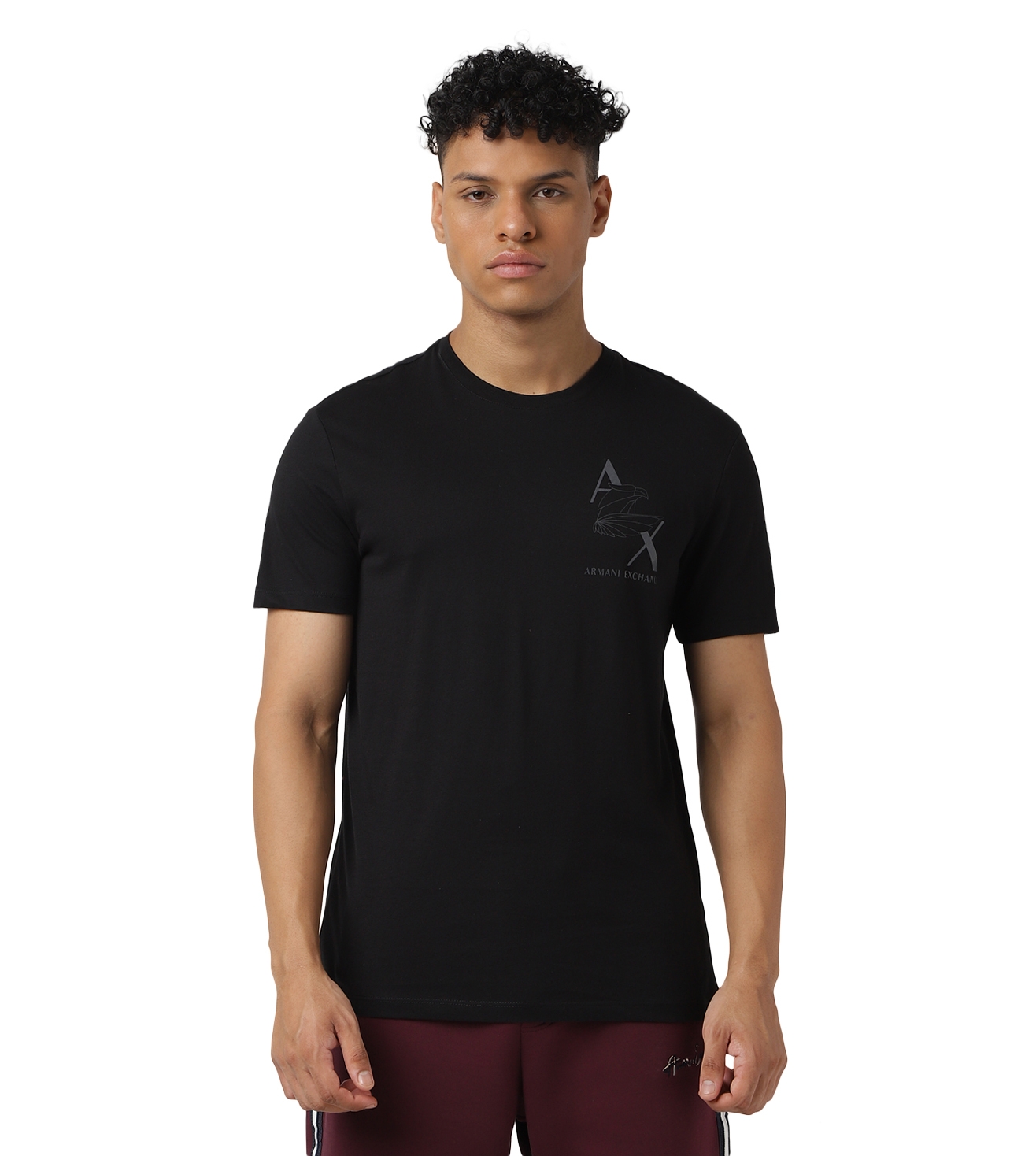 Slim Fit T-Shirt With Eagle Logo