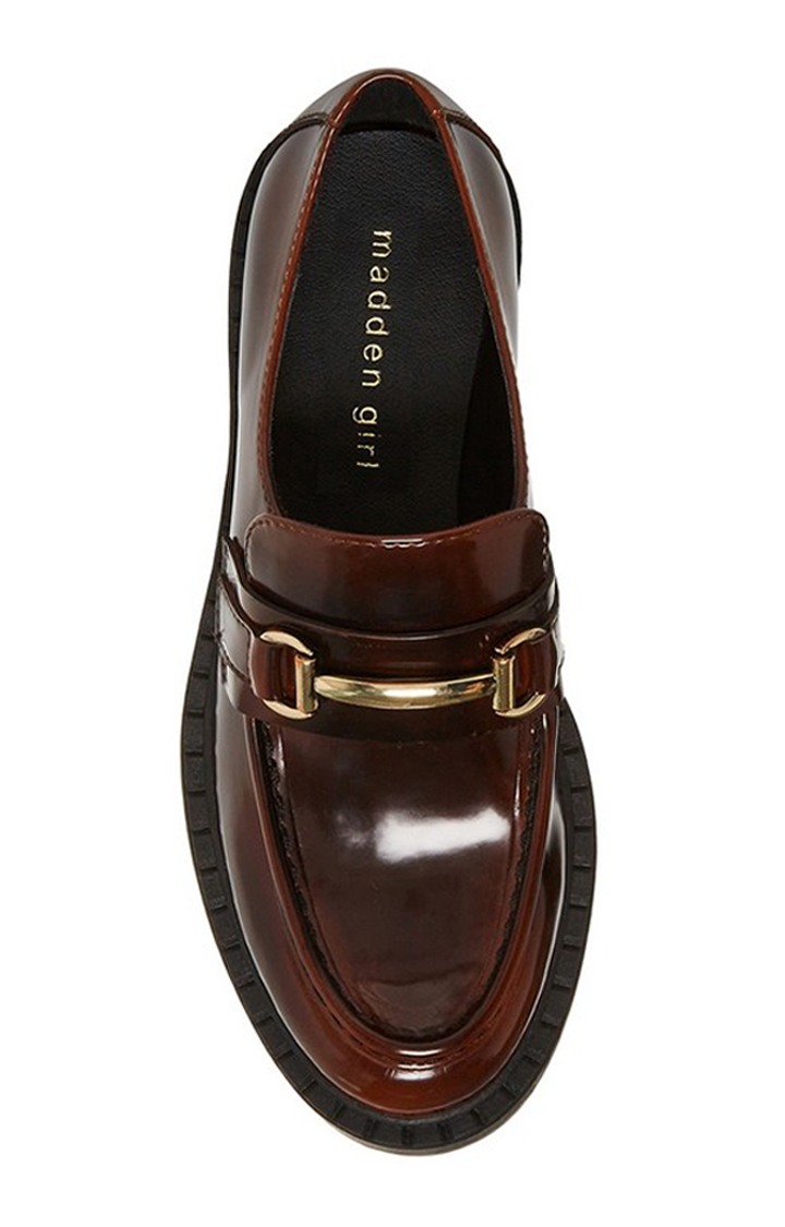 Ambrose-B Brown Closed Flats & Ballerinas