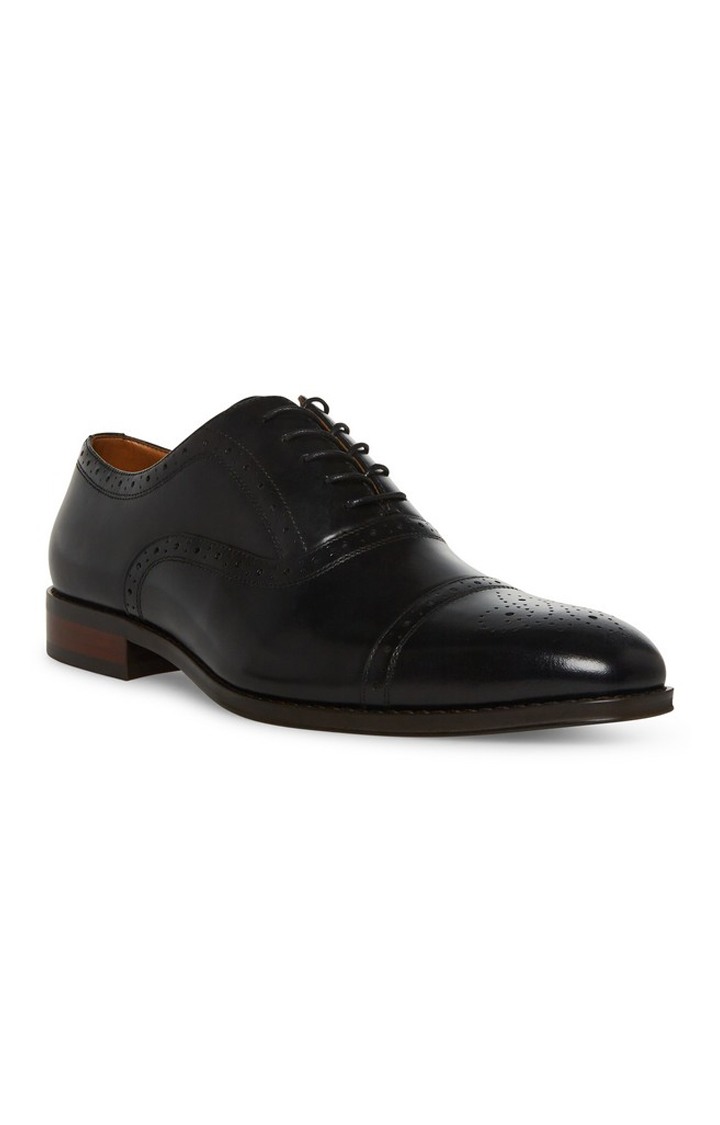 Aiden Black Tie-Ups & Dress Loafers