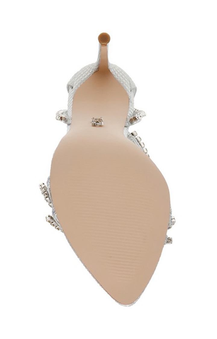 Bonjour Silver Heel Sandals