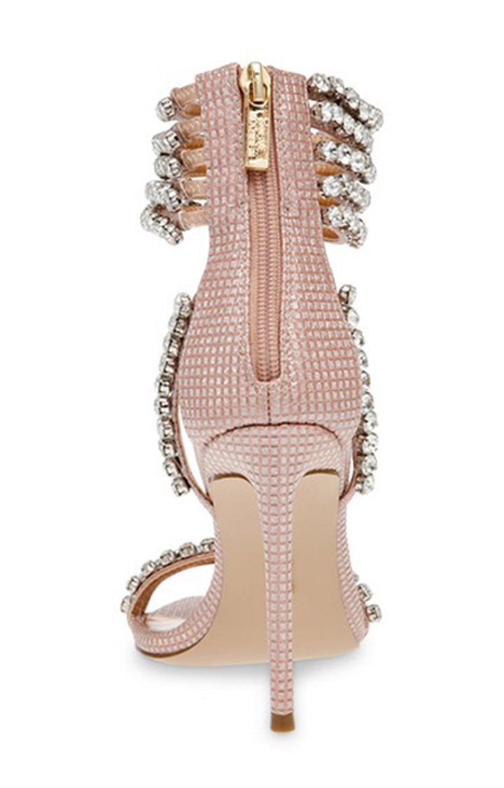 Bonjour Pink Heel Sandals