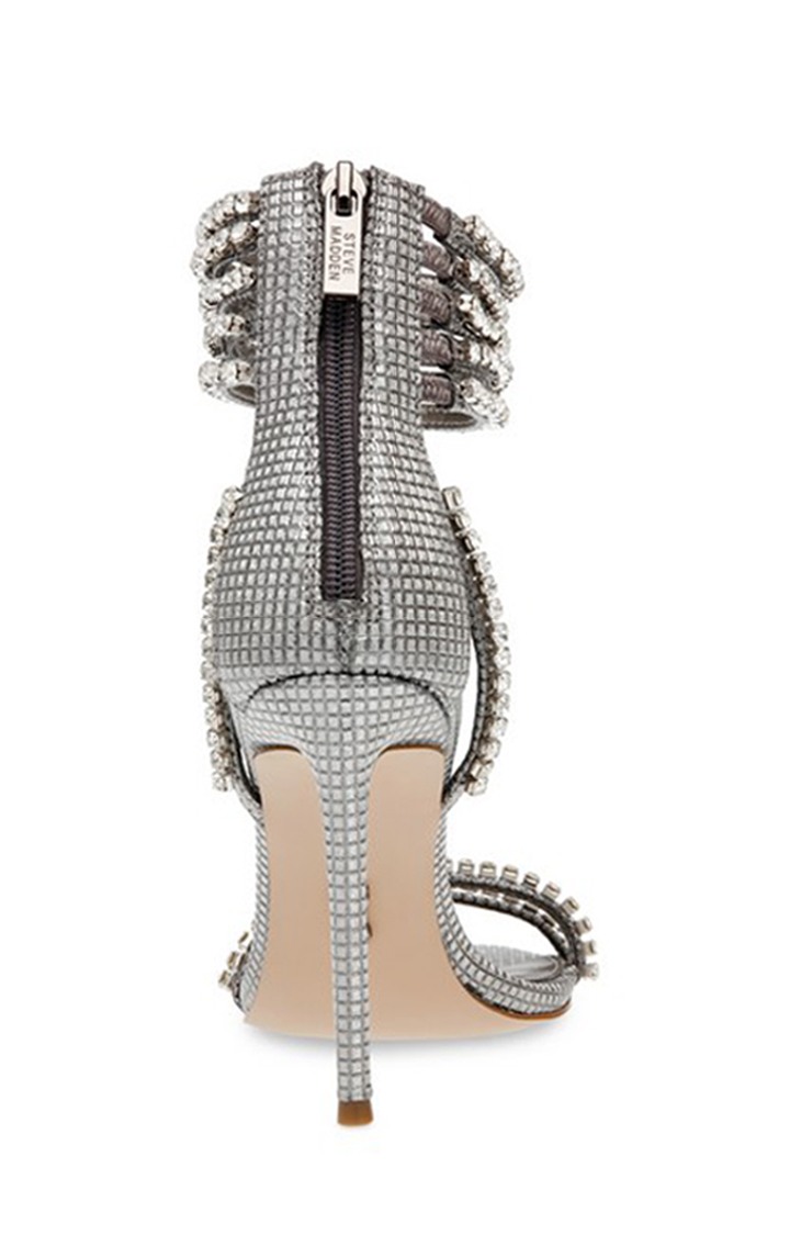 Bonjour Grey Heel Sandals