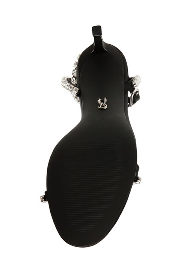 Jazzy Belle Black Heel Sandals