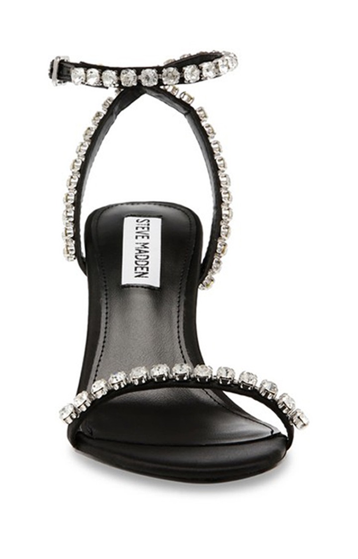 Jazzy Belle Black Heel Sandals
