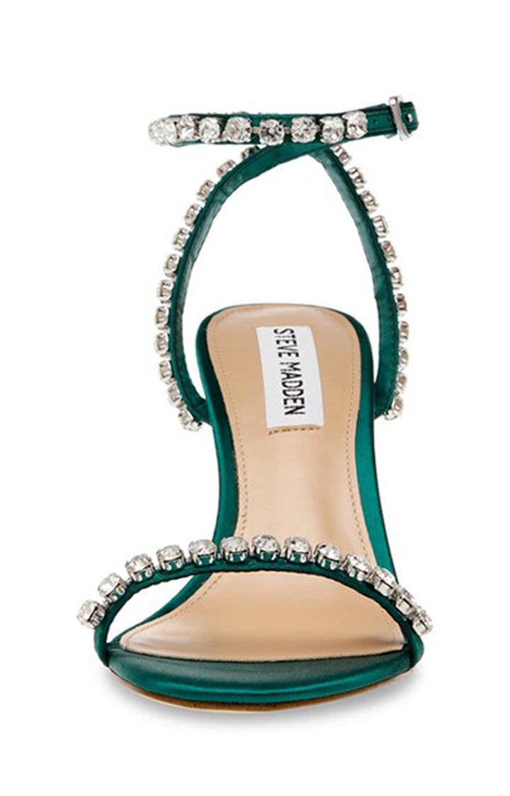Jazzy Belle Green Heel Sandals