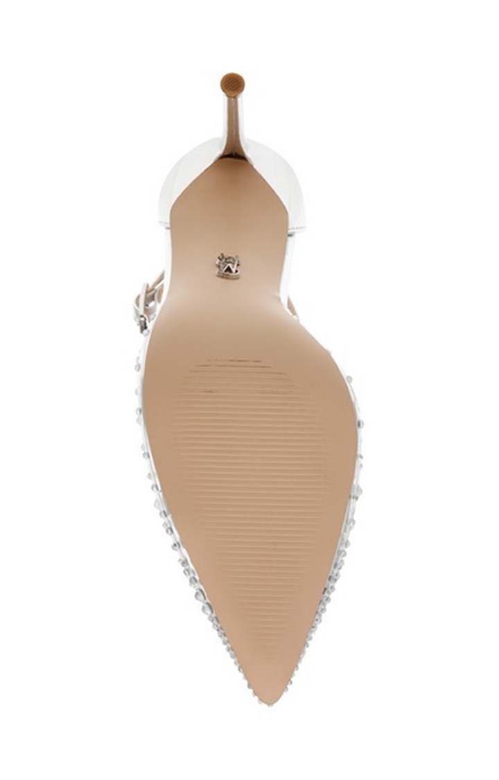 Ravaged-S Silver Pumps