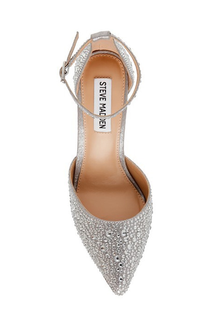 Ravaged-S Silver Pumps