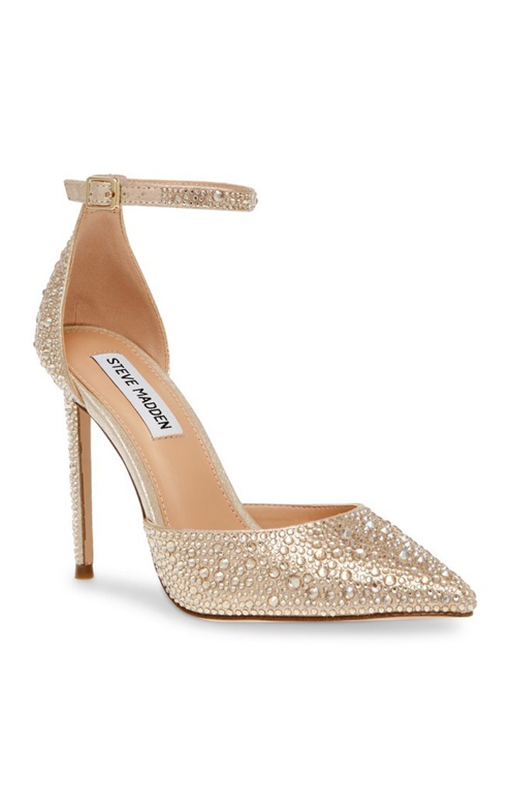 Ravaged-S Gold Pumps