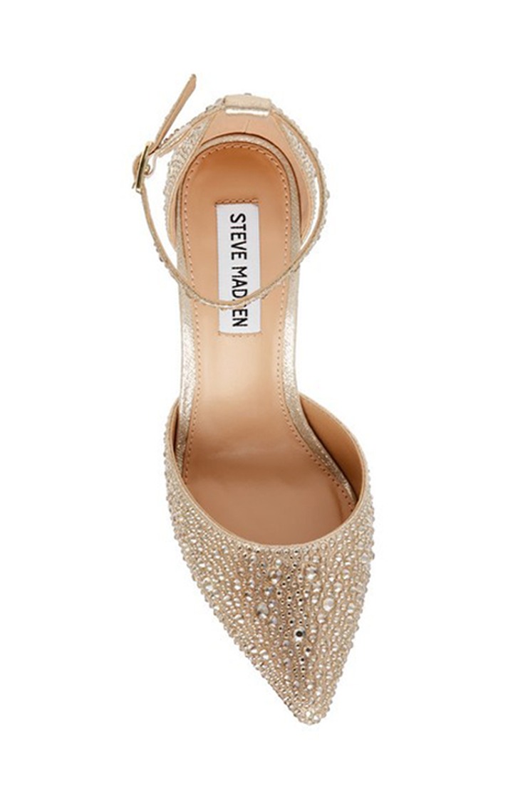 Ravaged-S Gold Pumps