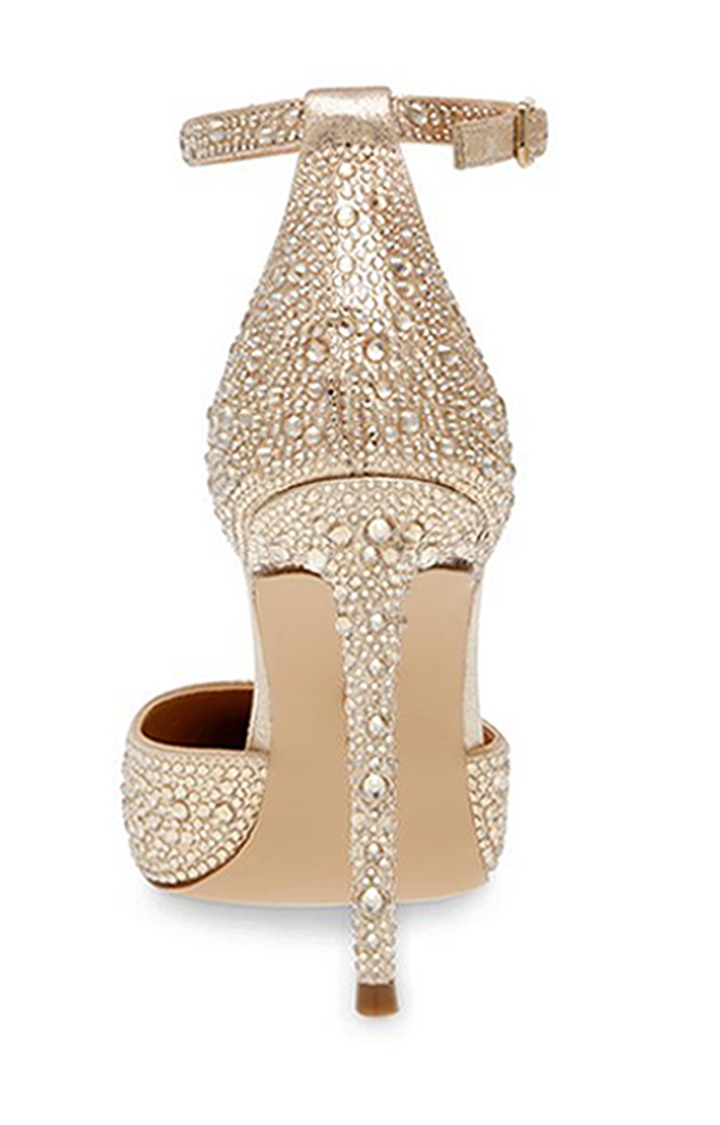 Ravaged-S Gold Pumps