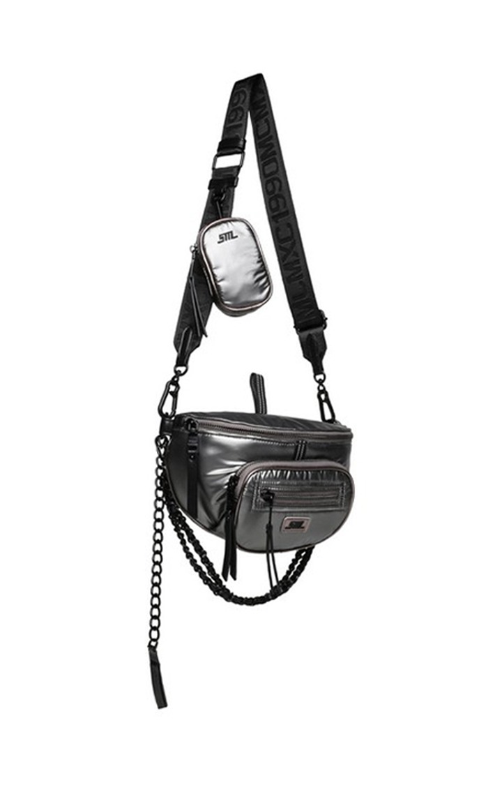 Bmaximam Grey Handbags