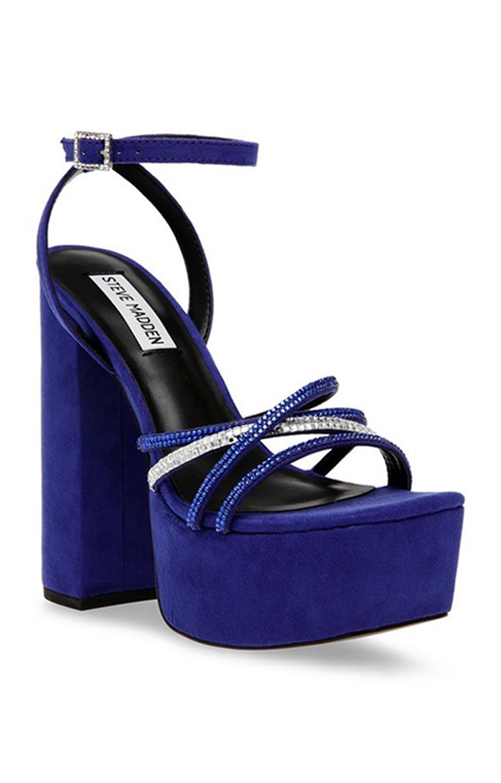 Reassure Blue Heel Sandals