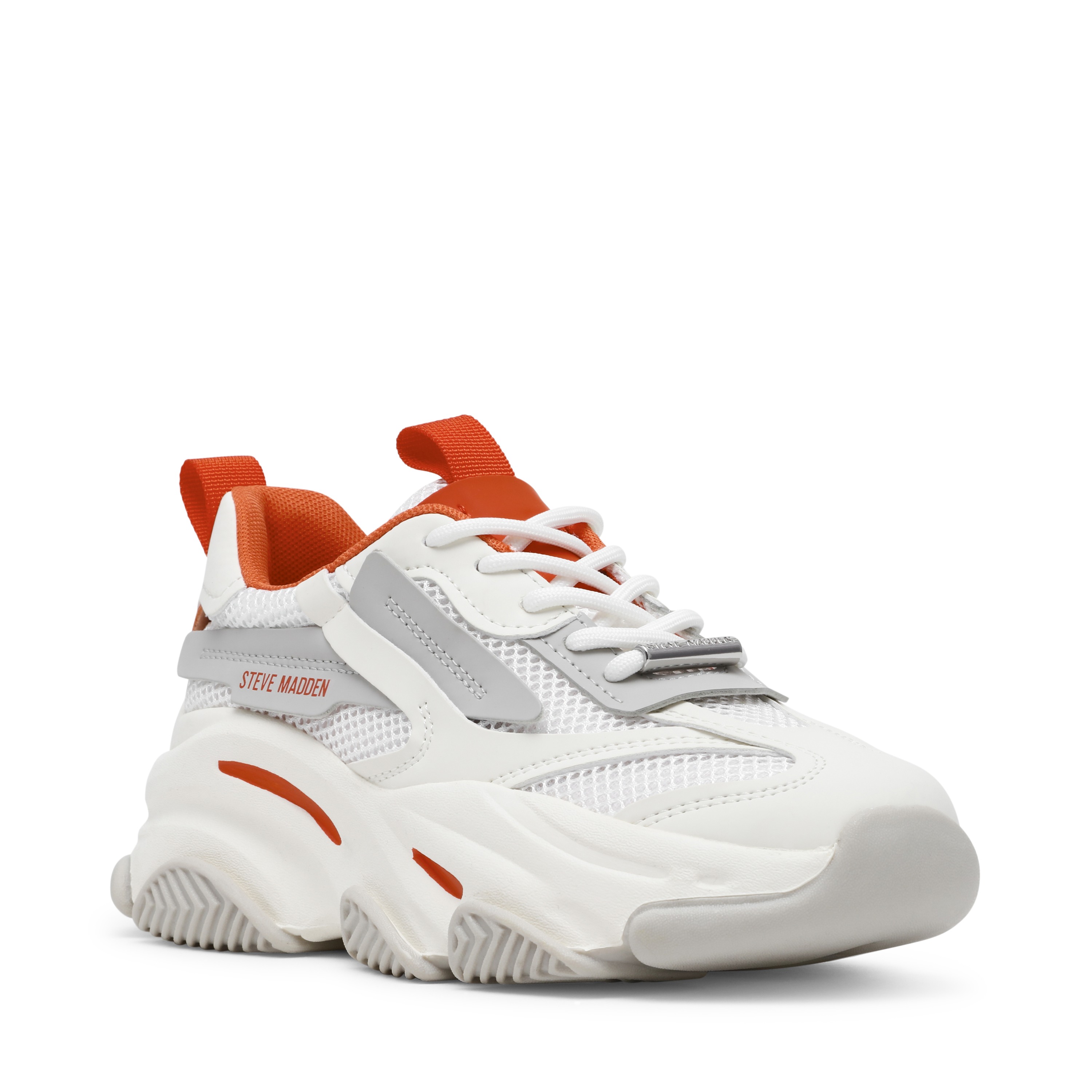 Possession-E Grey/White Red Sneakers