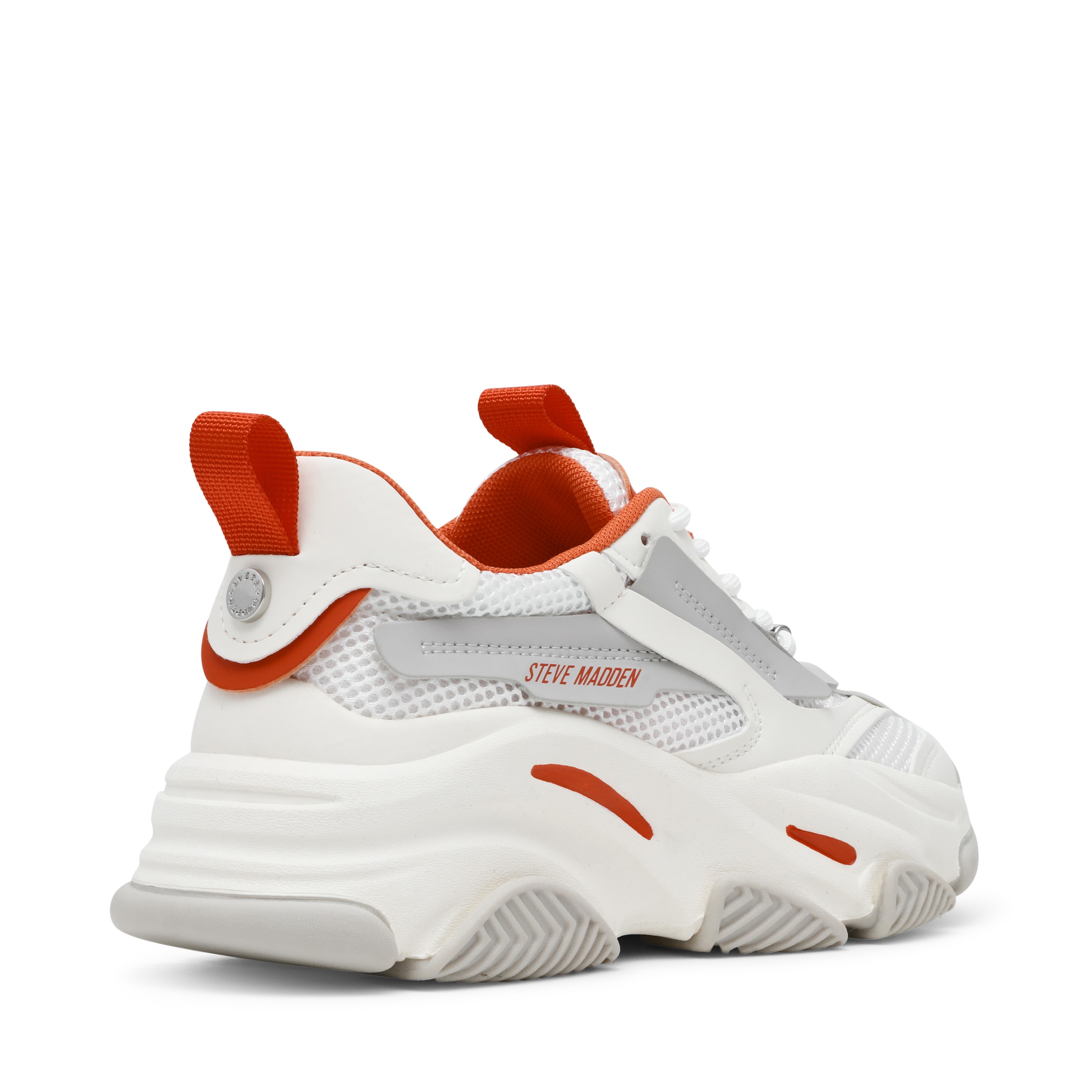 Possession-E Grey/White Red Sneakers