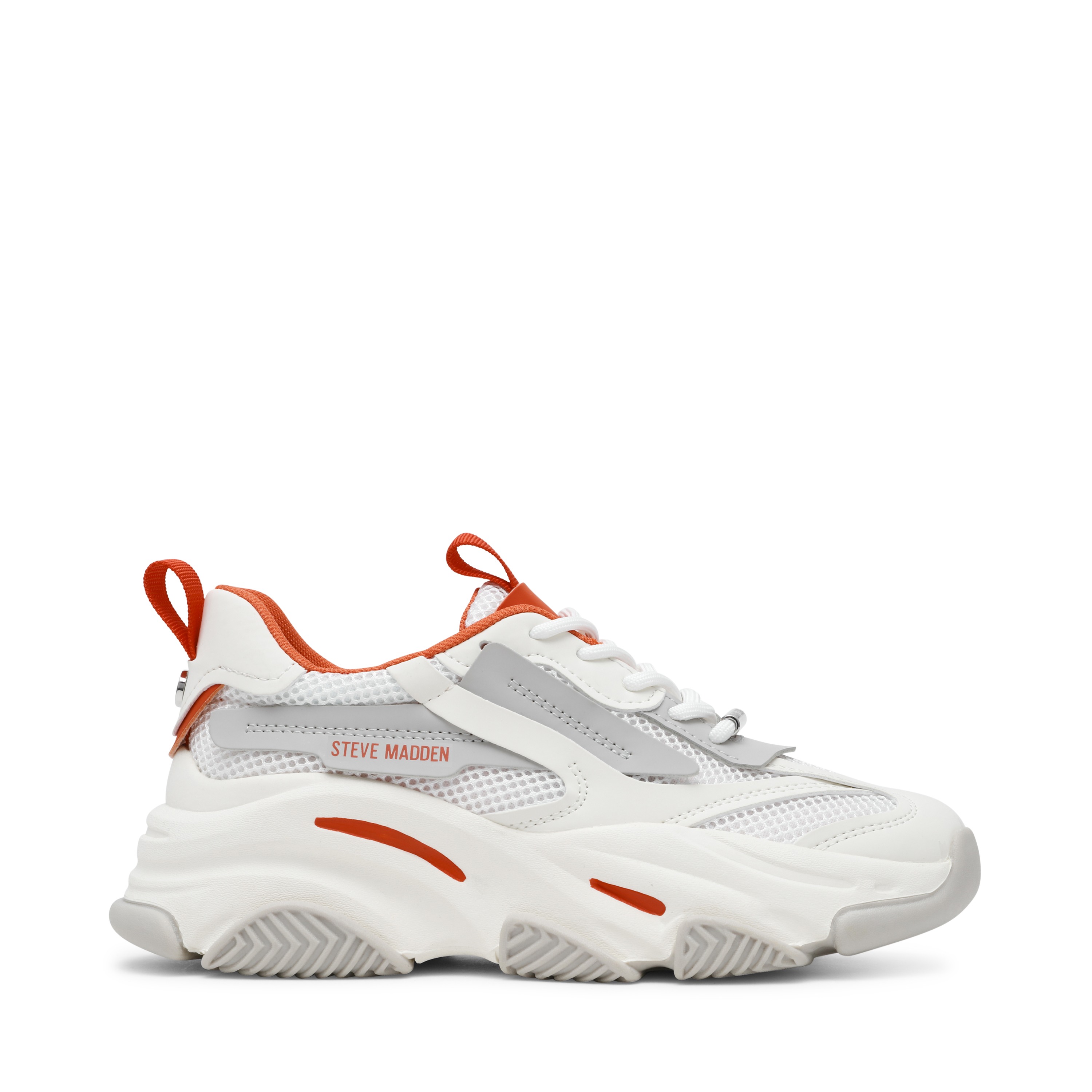 Possession-E Grey/White Red Sneakers