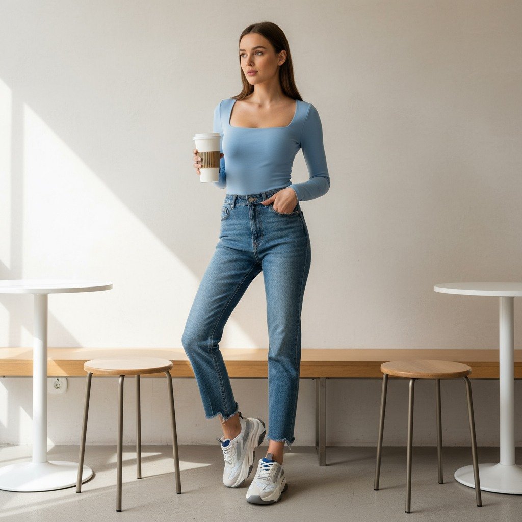 POSSESSION-E Navy Sneakers