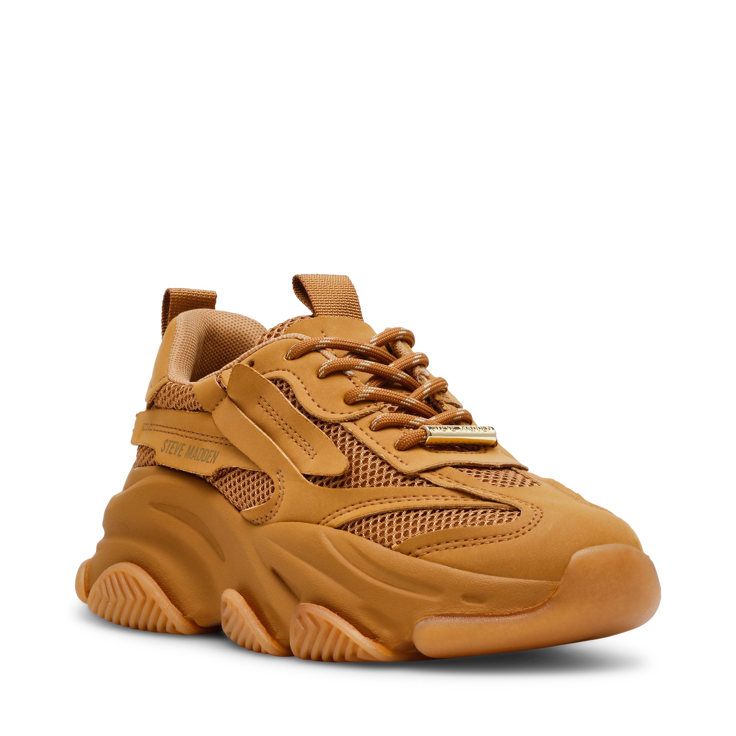POSSESSION-E Tan Sneakers