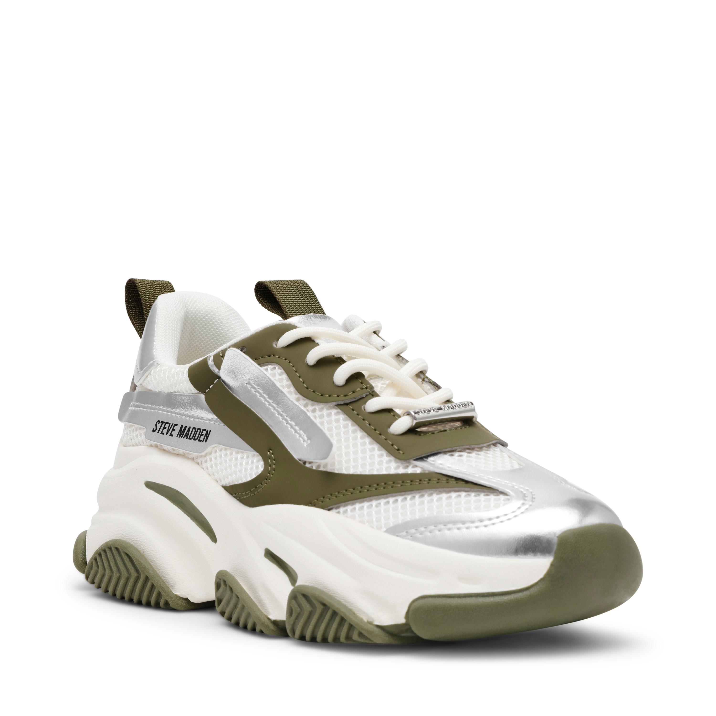 Possession-E Olive/Silver Sneakers
