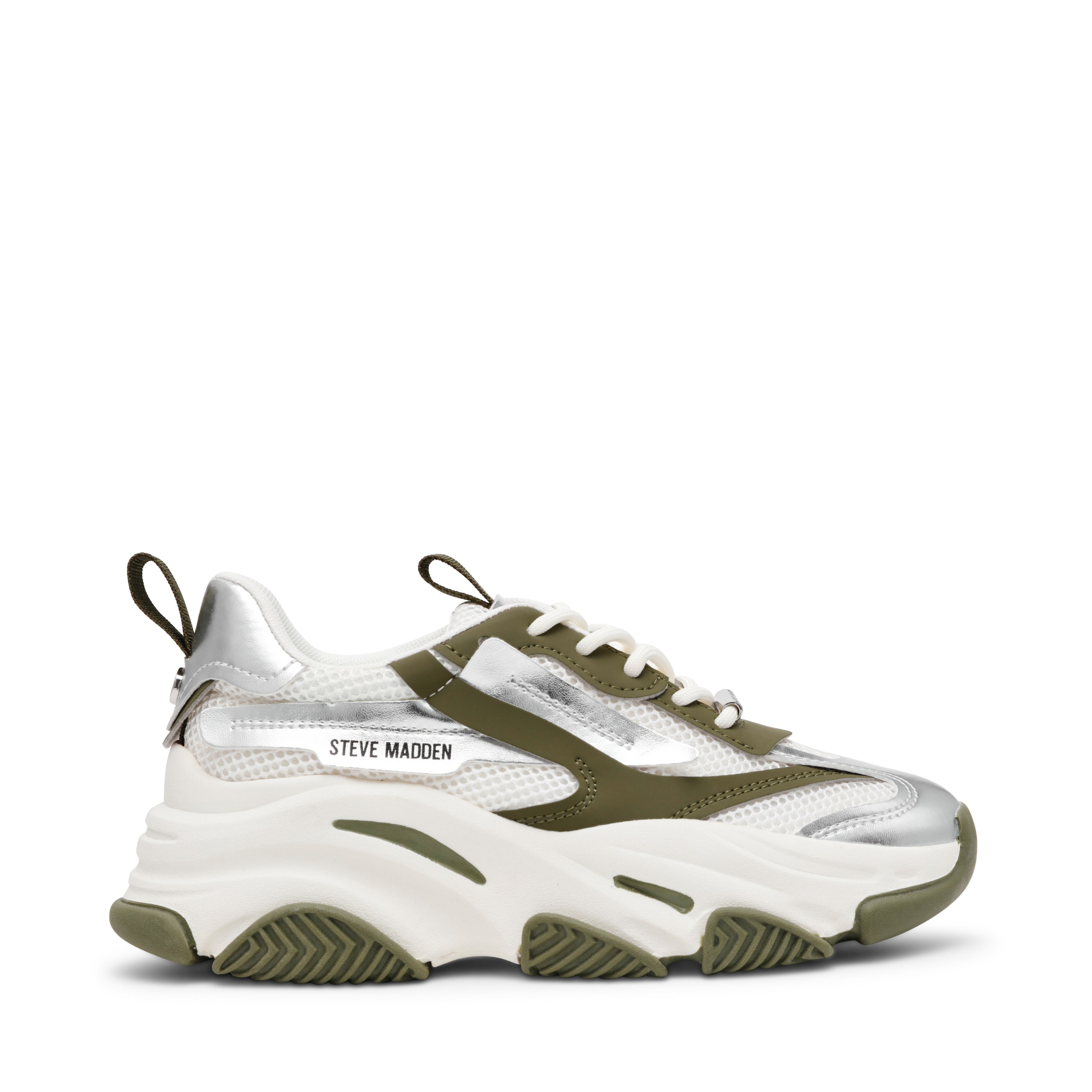 Possession-E Olive/Silver Sneakers