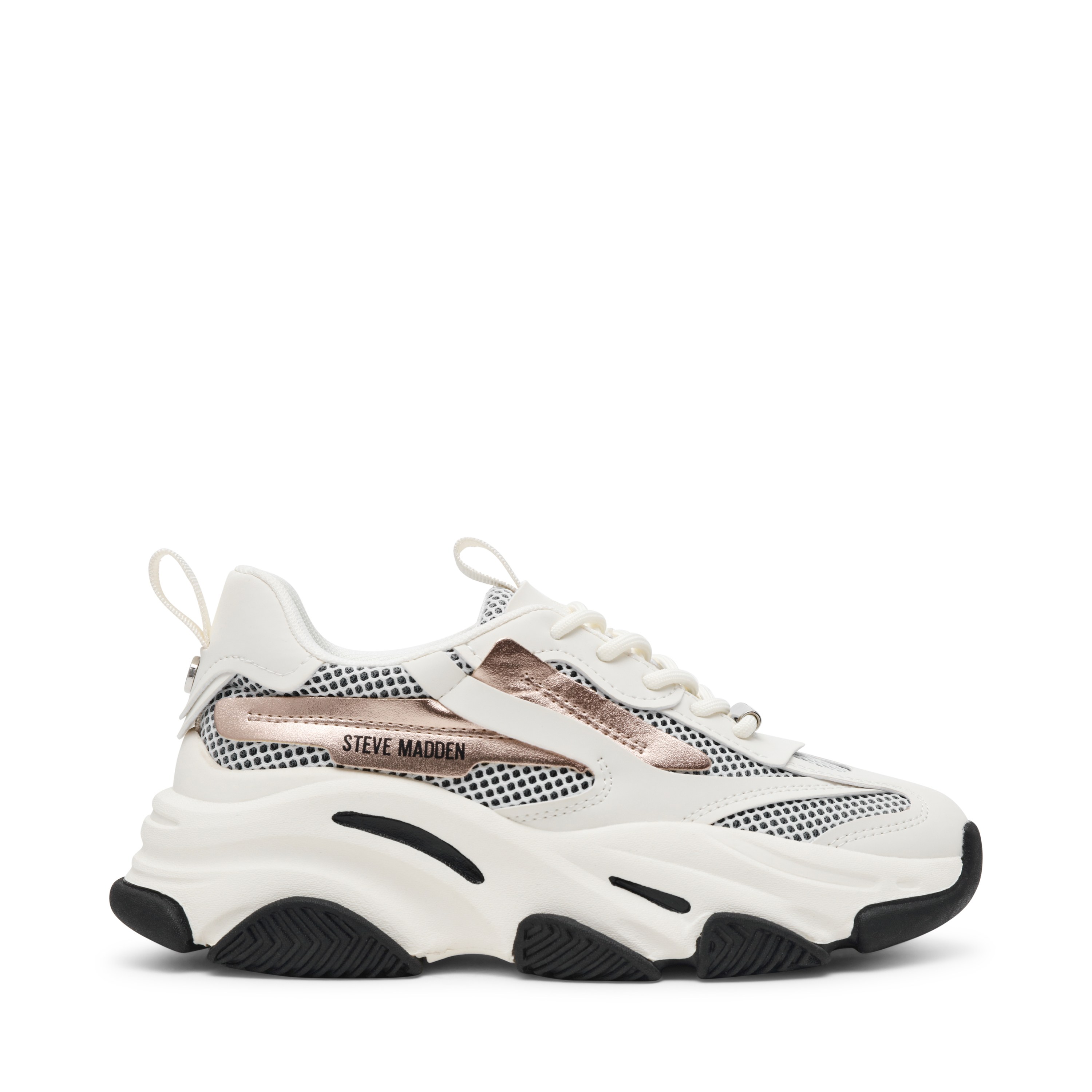 Possession-E White/Gold Black Sneakers