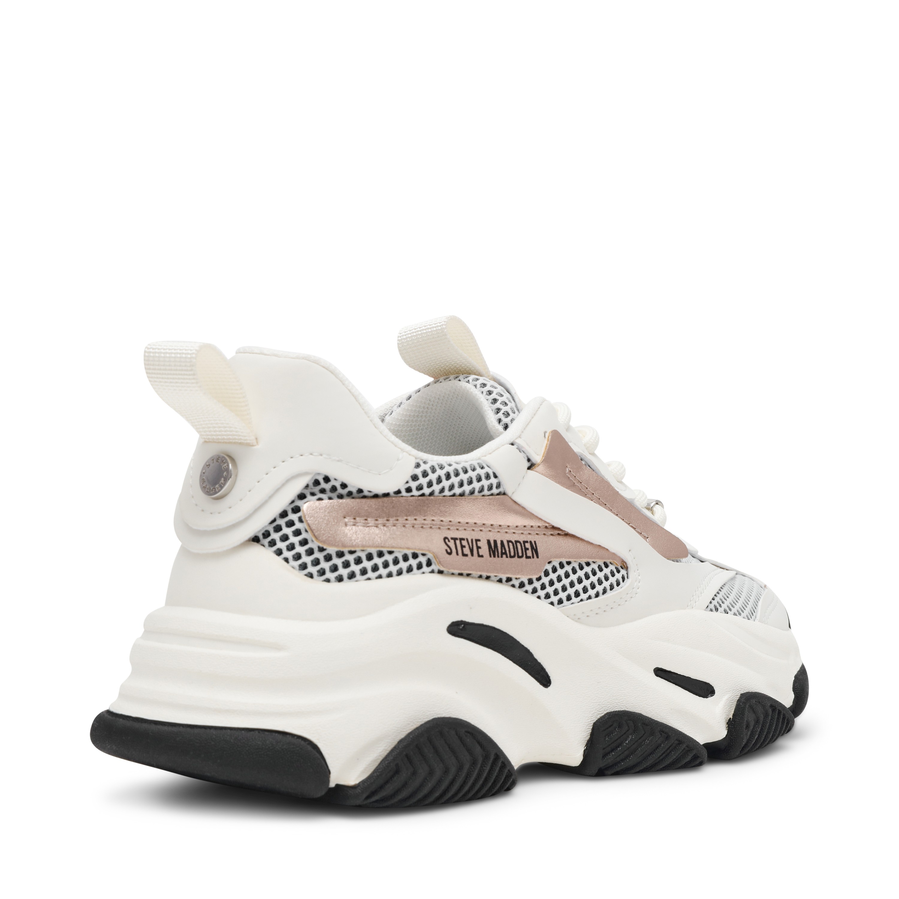 Possession-E White/Gold Black Sneakers