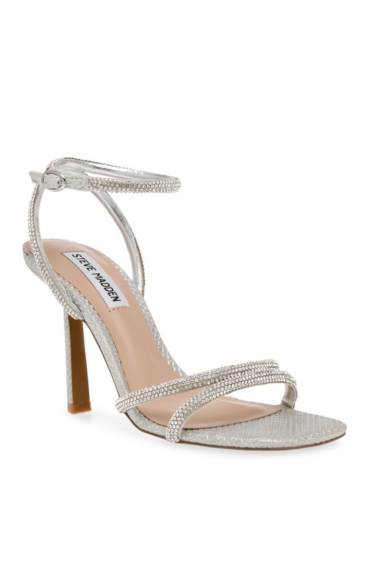 Legator Silver Heel Sandals