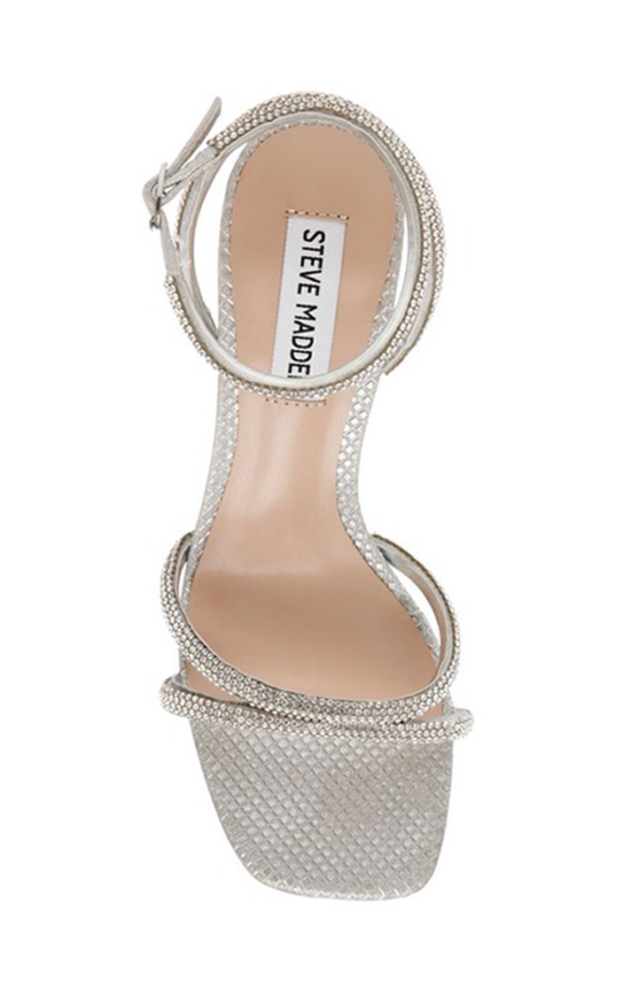 Legator Silver Heel Sandals