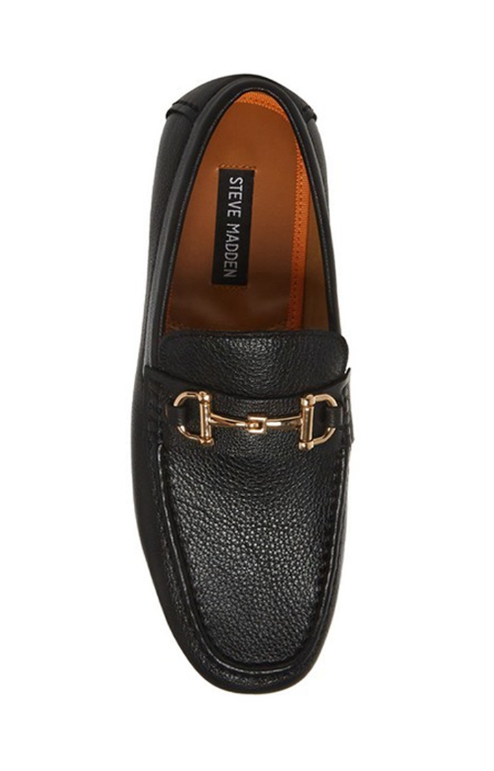 Rexx Black Driver Loafers