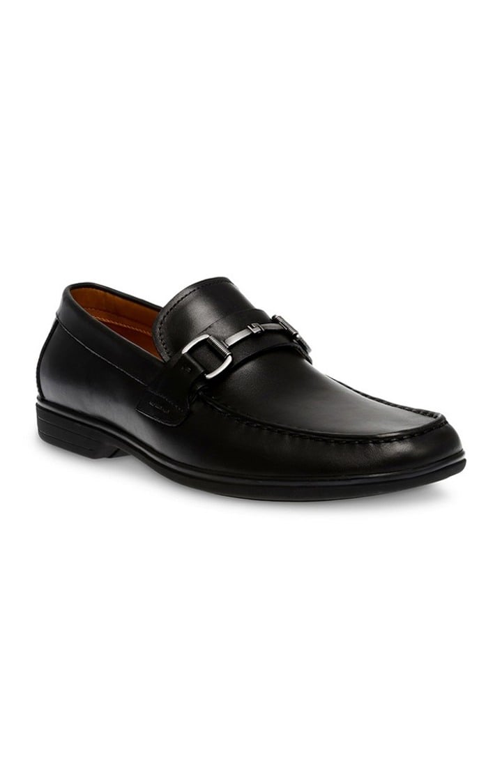 Raspyy Black Tie-Ups & Dress Loafers