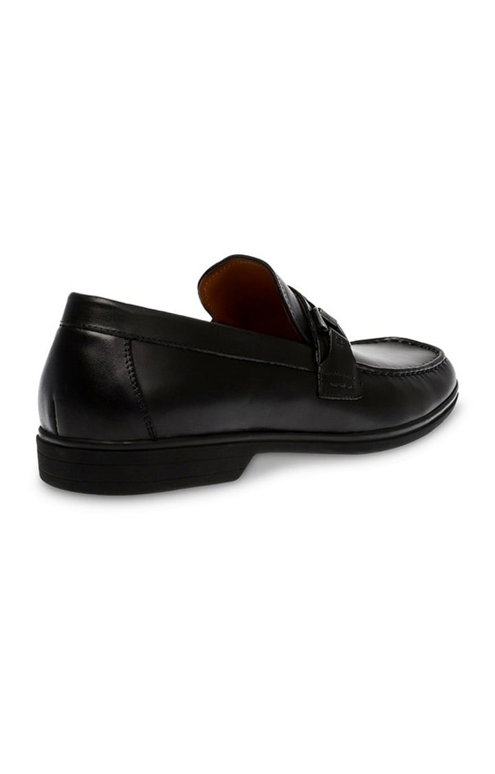 Raspyy Black Tie-Ups & Dress Loafers