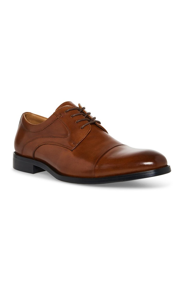Daegan Tan Tie-Ups & Dress Loafers