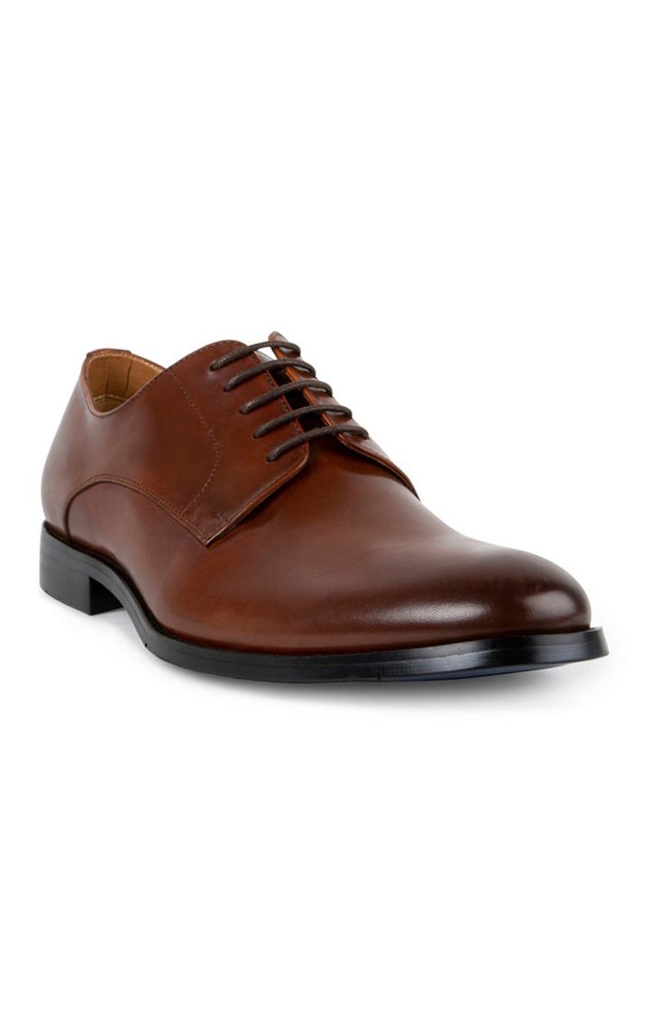 Daedric Tan Tie-Ups & Dress Loafers