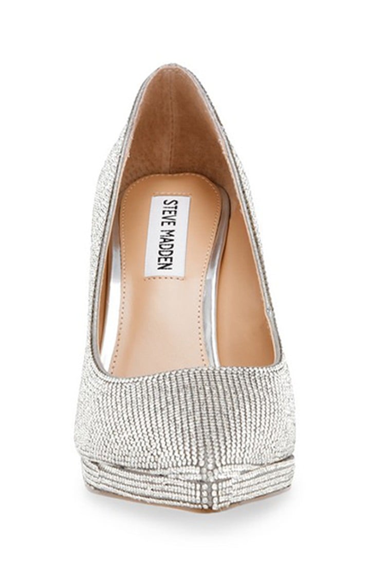 Klassy-R Silver Pumps