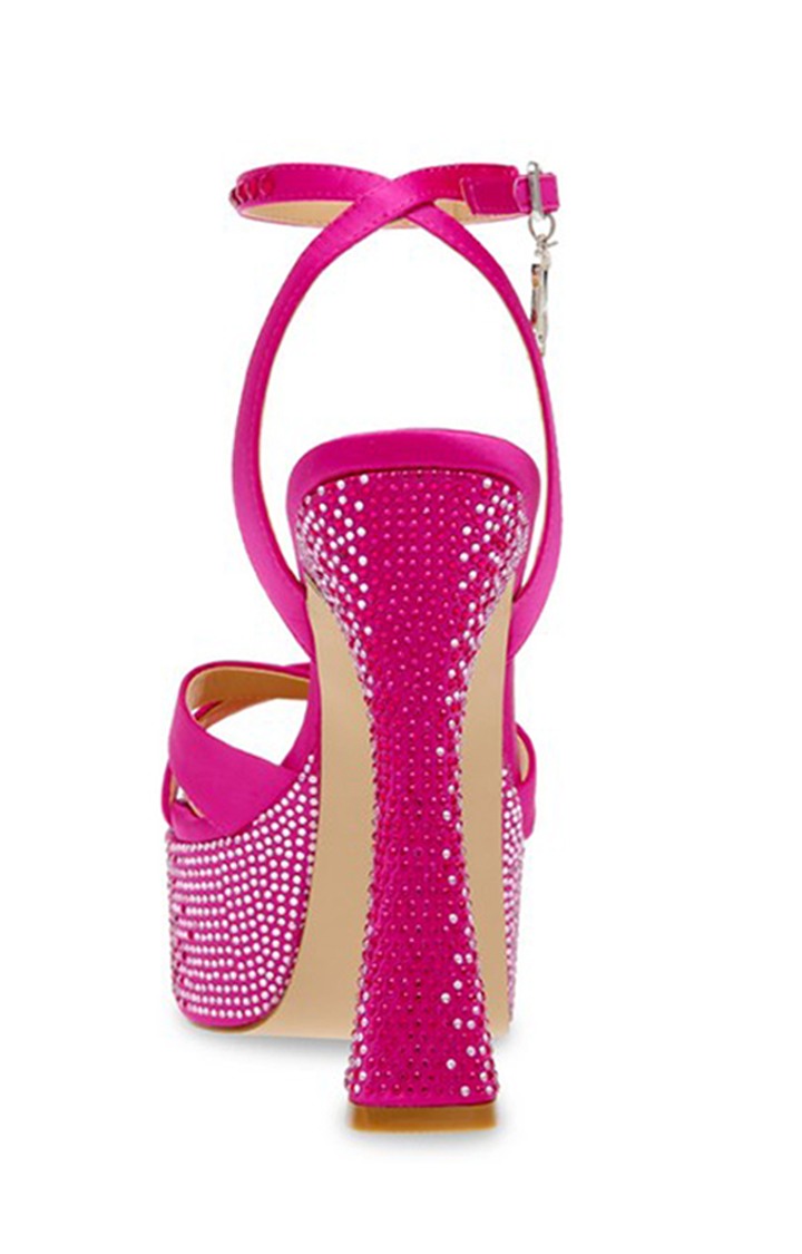 Lockout Pink Heel Sandals