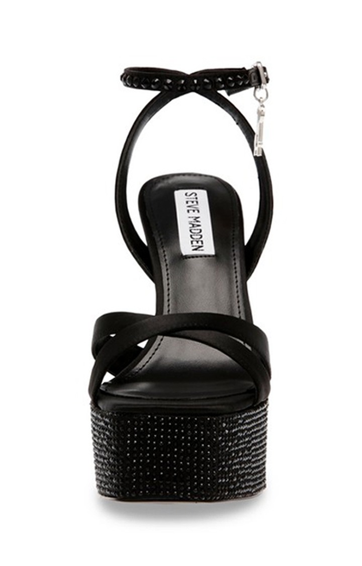 Lockout Black Heel Sandals